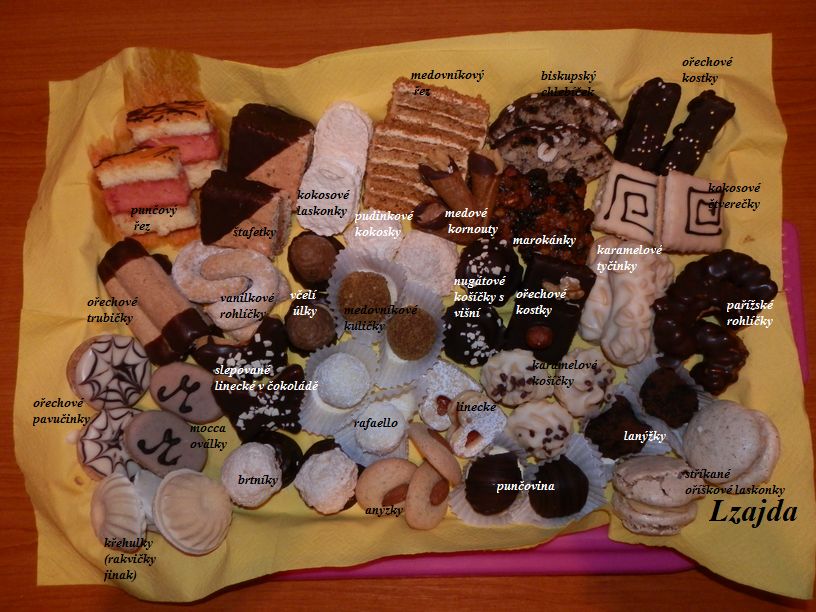 vánoční cukroví s popisem 2013