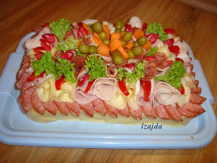 Slaný dort č. 4 pro sestru a švagra - jiný pohled 